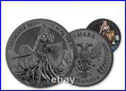 2025 Germania Mint World Money Fair Edition 1oz Silver Black UV Coin 500Mint 2025 Germania Mint World Money Fair Edition 1oz Silver Black UV Coin 500Mint