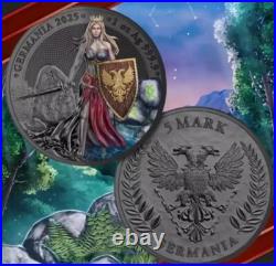 2025 Germania Mint World Money Fair Edition 1oz Silver Black UV Coin 500Mint 2025 Germania Mint World Money Fair Edition 1oz Silver Black UV Coin 500Mint