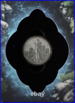 2025 Germania Mint World Money Fair Edition 1oz Silver Black UV Coin 500Mint 2025 Germania Mint World Money Fair Edition 1oz Silver Black UV Coin 500Mint