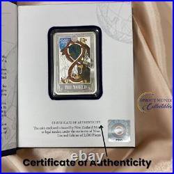 2025 Tarot XXI. The World 1oz Pure Silver Coin New Zealand Mint