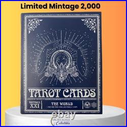 2025 Tarot XXI. The World 1oz Pure Silver Coin New Zealand Mint