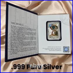 2025 Tarot XXI. The World 1oz Pure Silver Coin New Zealand Mint