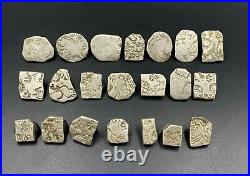 21 Lot Antique India Silver Punch Marked 6th-2nd BC World Old Coins Antiquities
