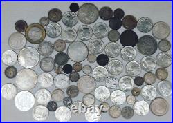 25.79oz Assorted World/Foreign Silver Coins 802.2g 29500