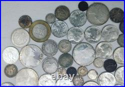 25.79oz Assorted World/Foreign Silver Coins 802.2g 29500