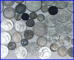 25.79oz Assorted World/Foreign Silver Coins 802.2g 29500