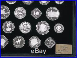 25 Sterling Silver Official Gaming Coins of the World's Great Casinos Case COA