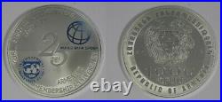 25th Anniversary of Armenia's Membership to IMF/WB World Bank Group Silver Coin