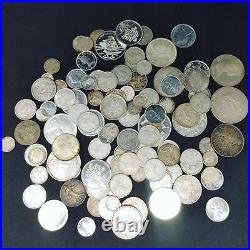 26ozt Assorted World/Foreign Silver Coins 810.4g 28907 26ozt Assorted World/Foreign Silver Coins 810.4g 28907