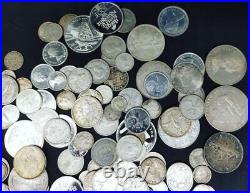 26ozt Assorted World/Foreign Silver Coins 810.4g 28907 26ozt Assorted World/Foreign Silver Coins 810.4g 28907