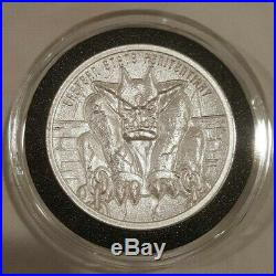 2oz Silver Gargoyle #3 Eastern State Penitentiary Gargoyles of the World Coin