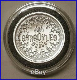 2oz Silver Gargoyle #4 Sacre Coeur Paris France Gargoyles of the World Coin