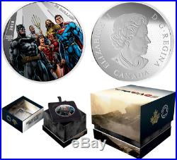 $30 2oz Fine Silver Coin'THE JUSTICE LEAGUE THE WORLDS GREATEST SUPER HEROES
