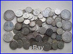 338.5 Grams of British and World Silver Coins (Scrap/Collect)
