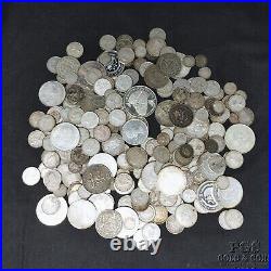 34.9ozt Assorted Foreign/World Silver Coins 28104