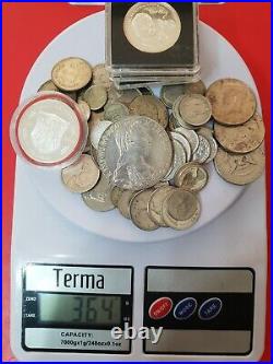 363 Gram Silver Worldwide Coins lot small denominations