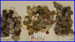 4000 world coins lot 1800s silver US shield nickel France 1862 ancient Greek