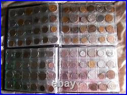480 Coins From Around The World And Europe In Coin Books