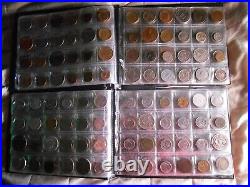480 Coins From Around The World And Europe In Coin Books