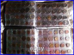 480 Coins From Zimbabwe, Turkey, And Around The World In Coin Books