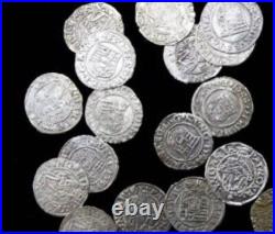 4x Hungary Madonna and Child Silver Denar 16th Century CE Christian World Coins