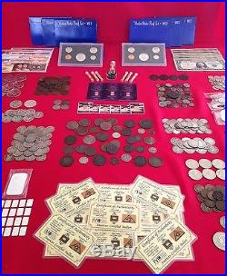 50 Coins From Estate Collection Roman, World, Old Early US 1800s GOLD SILVER