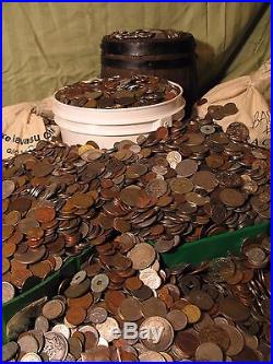 50 lbs of World Coins, Best Pounds Around, Guaranteed Medieval1500s-1900s+Silver