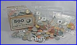 500 DIFFERENT BU Coins 150 Countries Foreign/World Coins Lot FREE SHIPPING