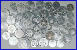 52.82oz Assorted World/Foreign Silver Coins & Commemoratives 1642.6g 29501 52.82oz Assorted World/Foreign Silver Coins & Commemoratives 1642.6g 29501