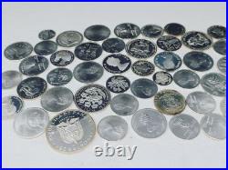 52.82oz Assorted World/Foreign Silver Coins & Commemoratives 1642.6g 29501 52.82oz Assorted World/Foreign Silver Coins & Commemoratives 1642.6g 29501