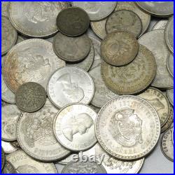 56oz Assorted World/Foreign Silver Coins 29580