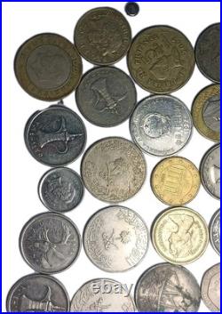 73pcs Silver/golden Coins Old Mixed Lot Foreign Worldwide Coins Collection