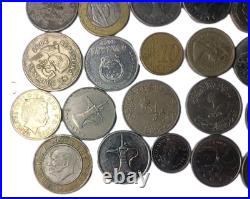 73pcs Silver/golden Coins Old Mixed Lot Foreign Worldwide Coins Collection