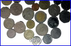 73pcs Silver/golden Coins Old Mixed Lot Foreign Worldwide Coins Collection