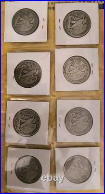 8 Rare Older Type 1935-1939 50c S/D mint Marks 8 Coins Total Tuff Finds! 8 Coins