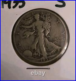 8 Rare Older Type 1935-1939 50c S/D mint Marks 8 Coins Total Tuff Finds! 8 Coins