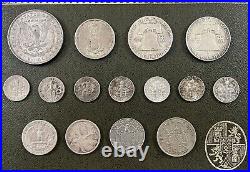 9 Silver Coin Collector Lot Of 11 And 4 Others 1800's-1900's/World War 2/Rare