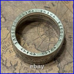 90% SILVER Austria 5 Corona COIN RING 1900-1909 SIZE 5-13 Europe World War 1 90% SILVER Austria 5 Corona COIN RING 1900-1909 SIZE 5-13 Europe World War 1