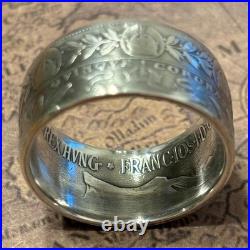 90% SILVER Austria 5 Corona COIN RING 1900-1909 SIZE 5-13 Europe World War 1 90% SILVER Austria 5 Corona COIN RING 1900-1909 SIZE 5-13 Europe World War 1