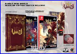 A Hole New World + Bronze & Silver Coin Nintendo Switch Limited Run 2700 WW Seal