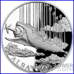 ALBATROS Fantastic World Jules Verne 1 Oz Silver Coin 1$ Niue 2018