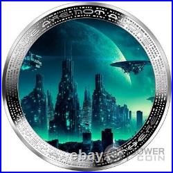 ALIEN WORLD AND UFO Not Alone 1 Oz Silver Coin 1000 Francs Cameroon 2025