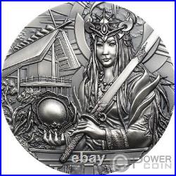 AMATERASU Gods Of The World 3 Oz Silver Coin 20$ Cook Islands 2021