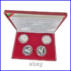 Age Of Discoveries / 4 Silver Coins 200 Escudo 1994 / The Division Of The World