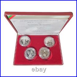 Age Of Discoveries / 4 Silver Coins 200 Escudo 1994 / The Division Of The World