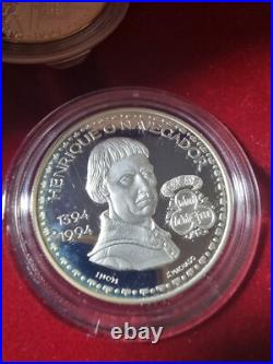 Age Of Discoveries / 4 Silver Coins 200 Escudo 1994 / The Division Of The World