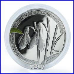 Armenia 1000 drams snowdrop world of flowers galanthus silver coin 2010