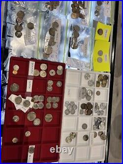 Around The World Foreign coin mixed lot including silver Semi Organized Country