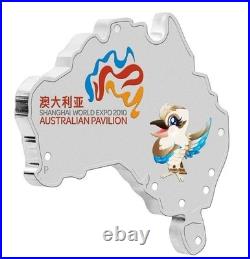 Australia 1 Dollar 2010 Shanghai World Expo Silver Coin