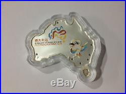 Australia $1 Pavilion Shanghai World Expo 2010 1 oz. 999 Shaped Silver Coin